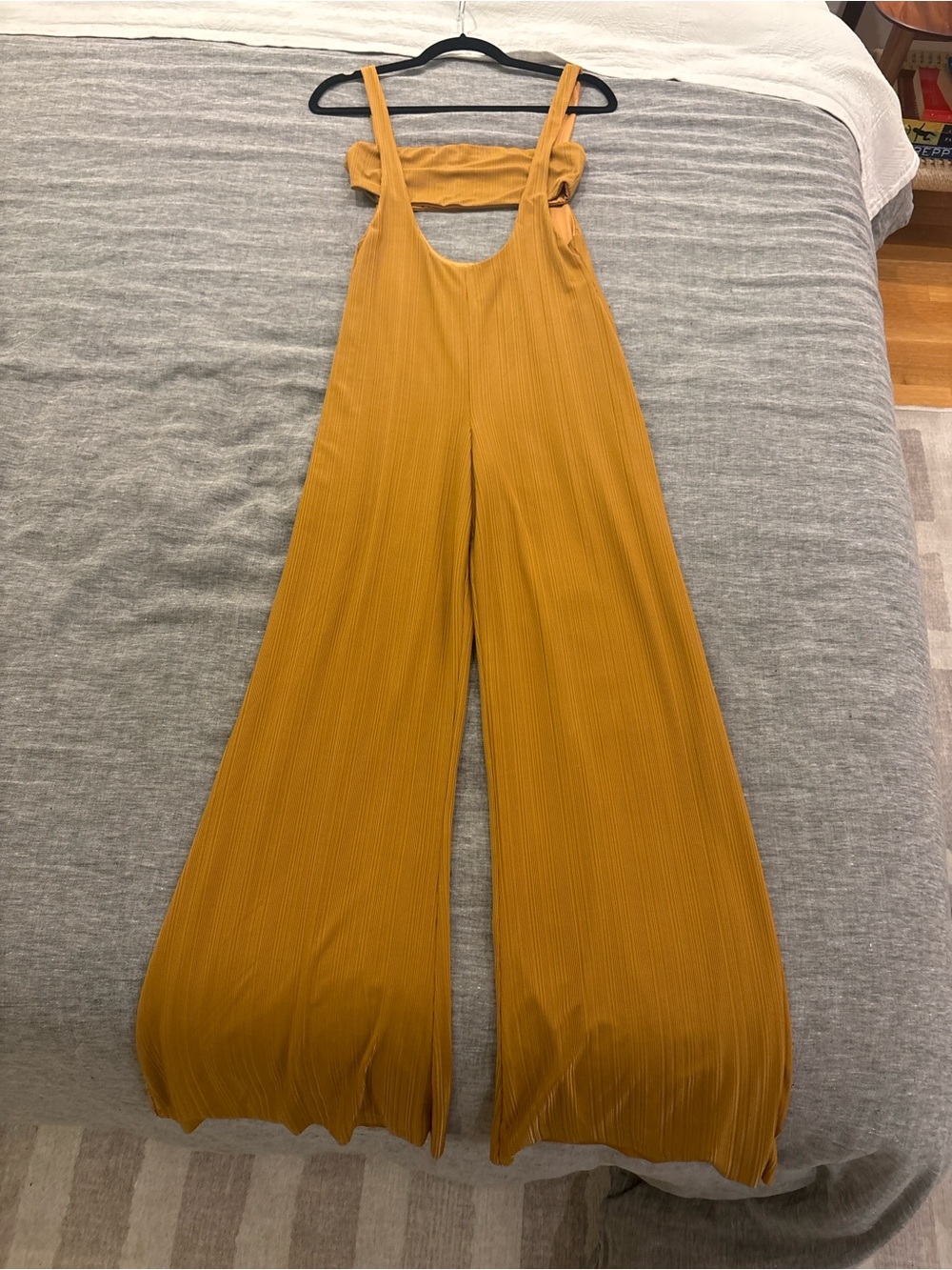 House of Harlow 1960 Mustard Wide-Leg Jumpsuit